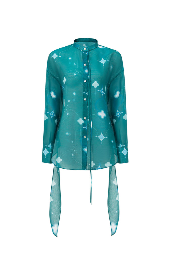Mandarin Collar Shirt