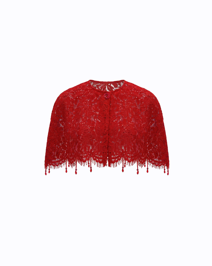 Lace Cape Top