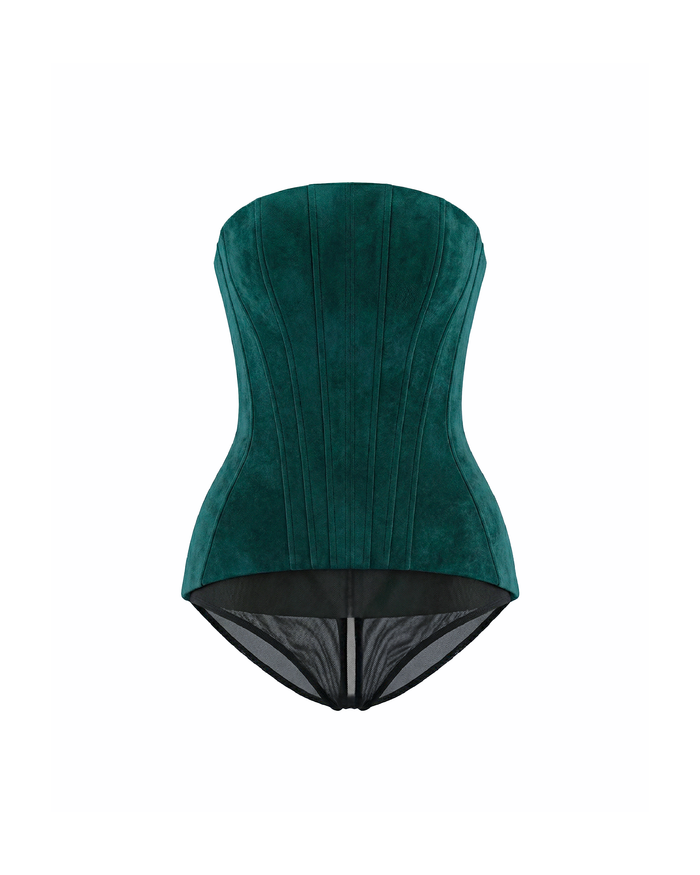 Strapless Corset Bodysuit