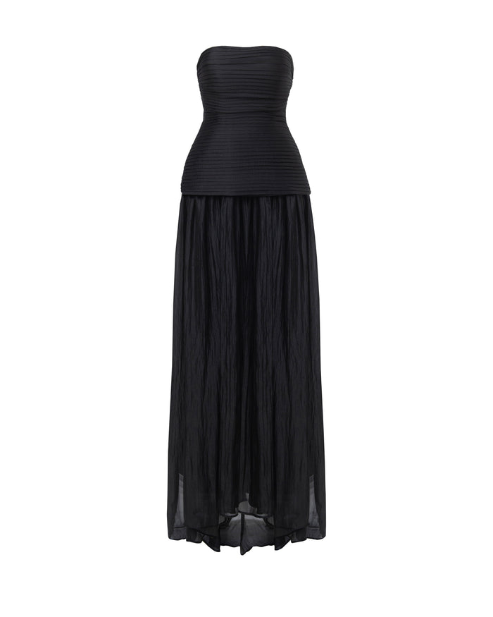Ruched Strapless Dress