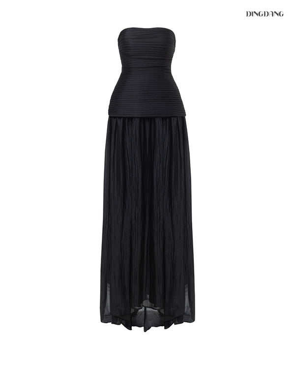 Ruched Strapless Dress