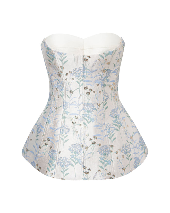 Strapless Peplum Corset