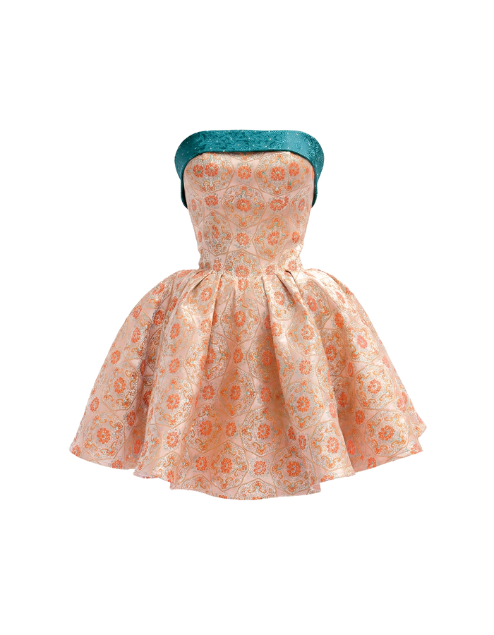 Strapless Flared Dress