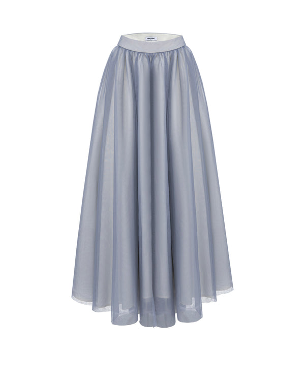 Layered Tulle Maxi Skirt