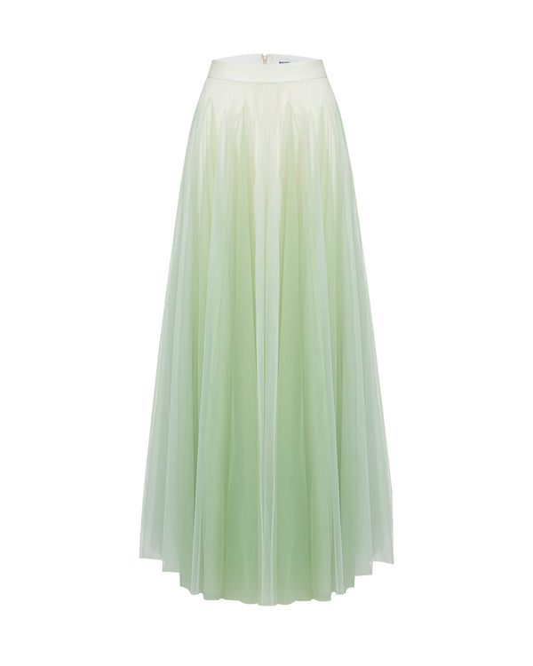 Layered Tulle Maxi Skirt