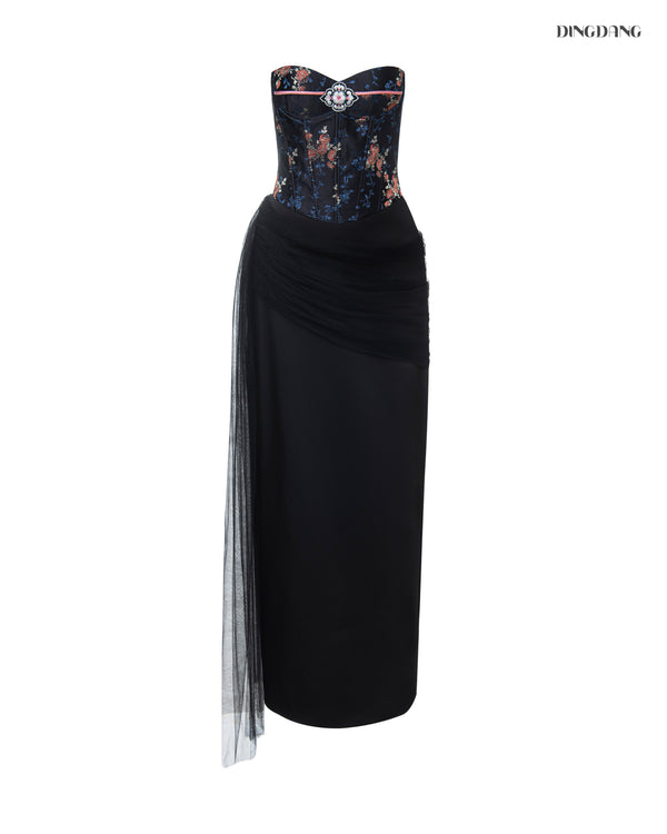Corset Strapless Gown