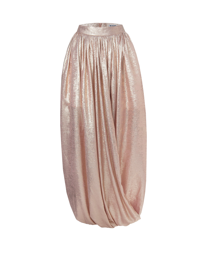 Draped Maxi Skirt