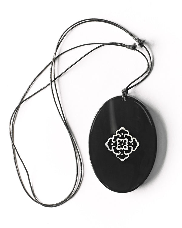 Hand Mirror Pearl Shell Inlay