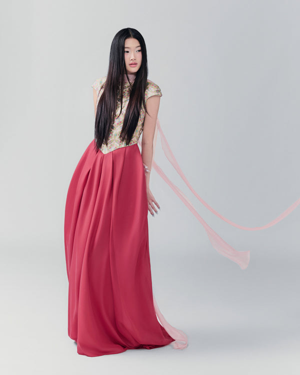 High Collar Gown