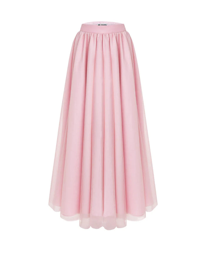 Layered Tulle Maxi Skirt