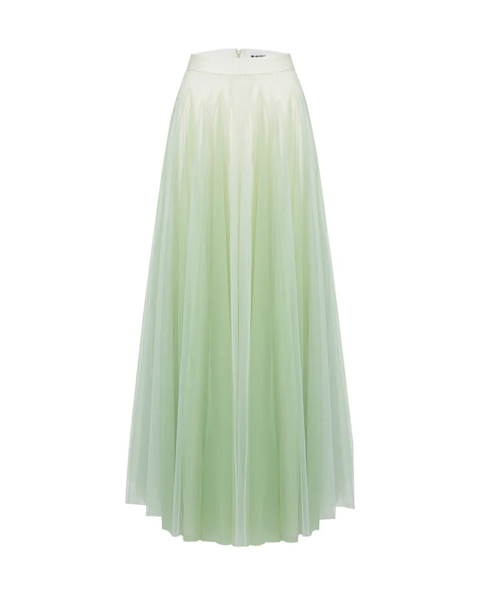 Layered Tulle Maxi Skirt