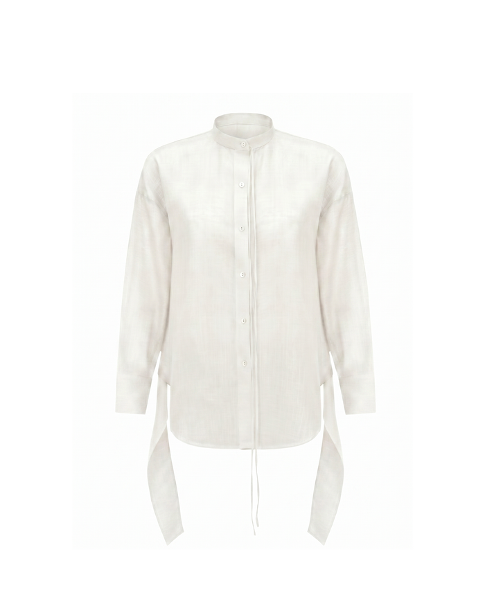Open-Back Tie Shirt