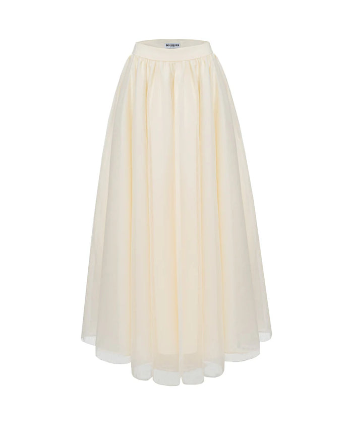 Layered Tulle Maxi Skirt