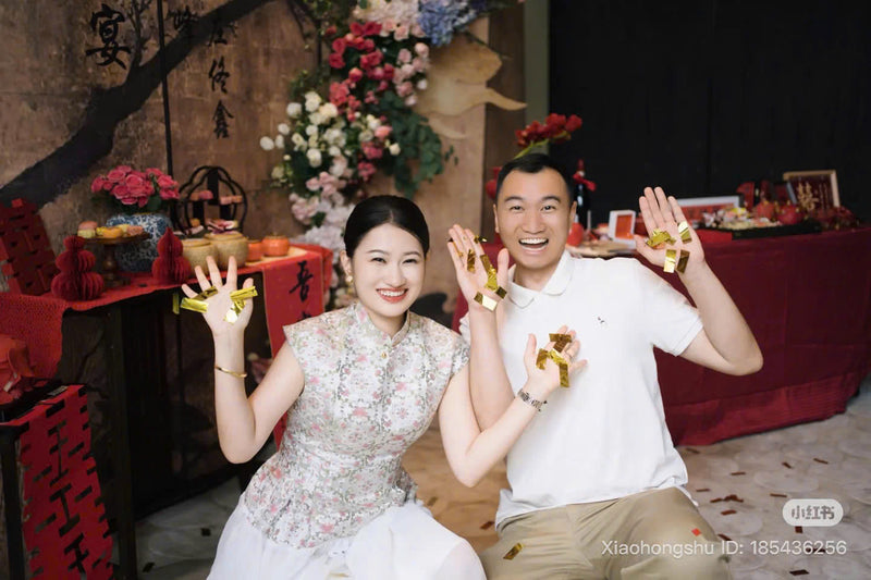 Mandarin Collar Fitted Bodice Gown